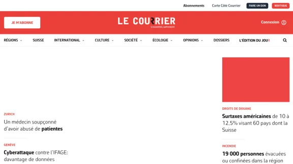 Captura de Le Courrier