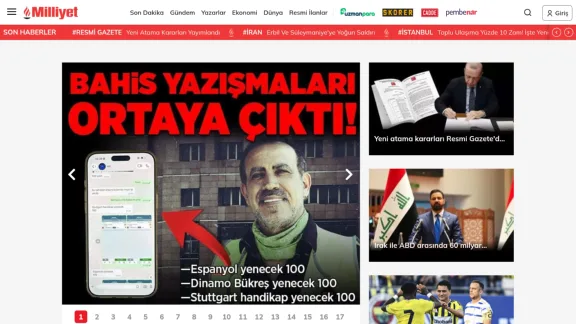 Captura de Milliyet