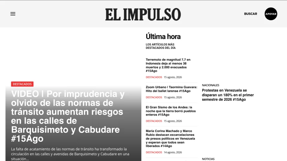 Captura de El Impulso