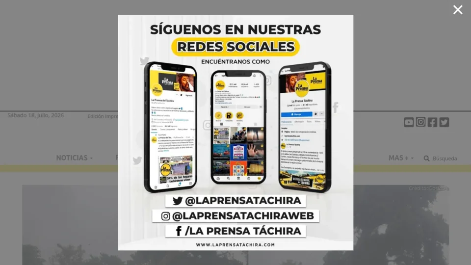 Captura de La Prensa del Táchira