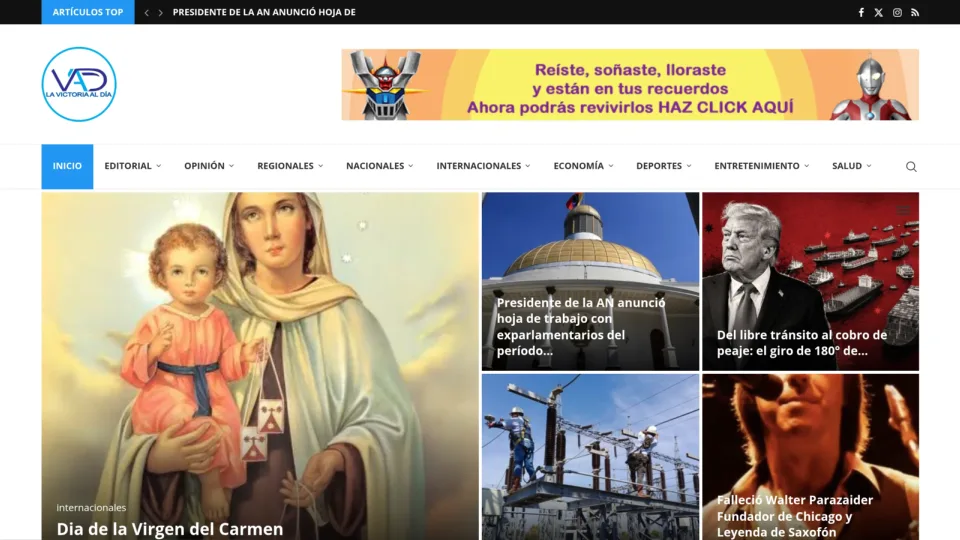 Captura de La Victoria al Día