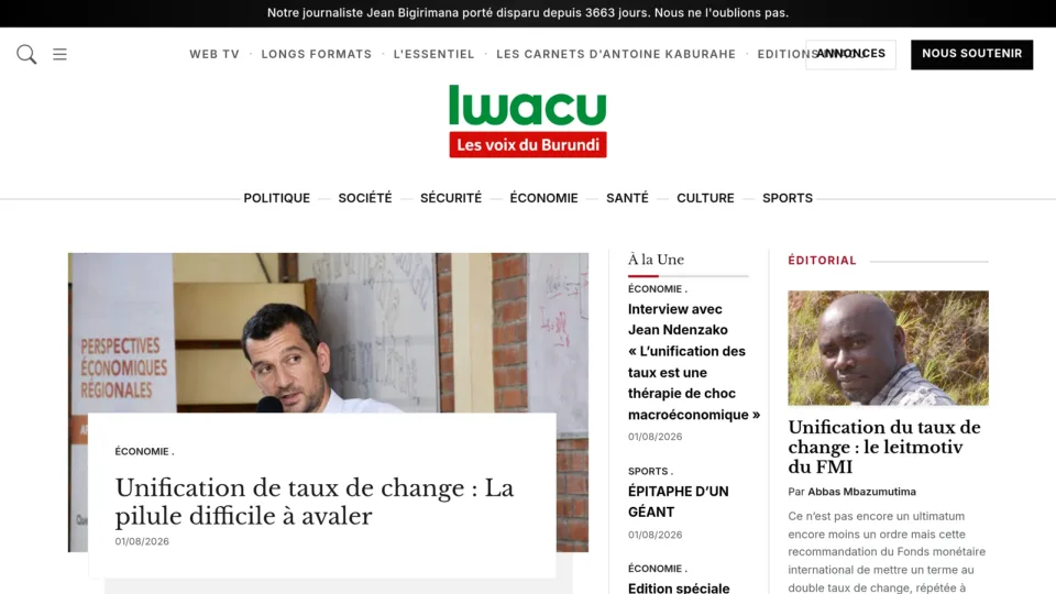 Captura de Iwacu