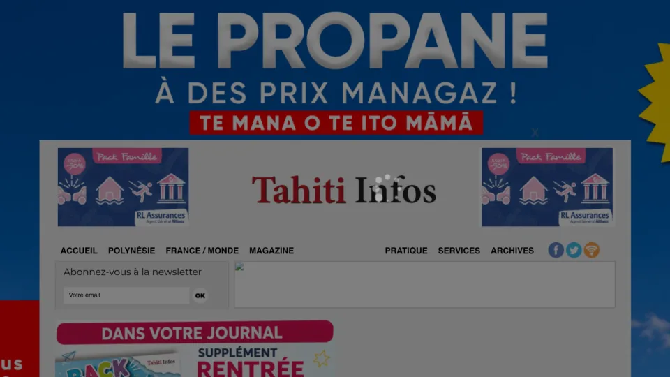 Captura de Tahiti Infos