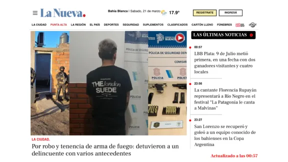 Captura de La Nueva