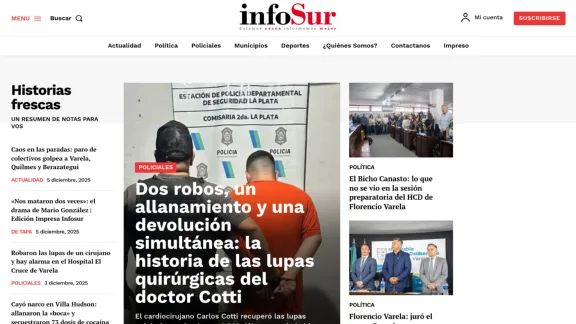 Captura de InfoSur