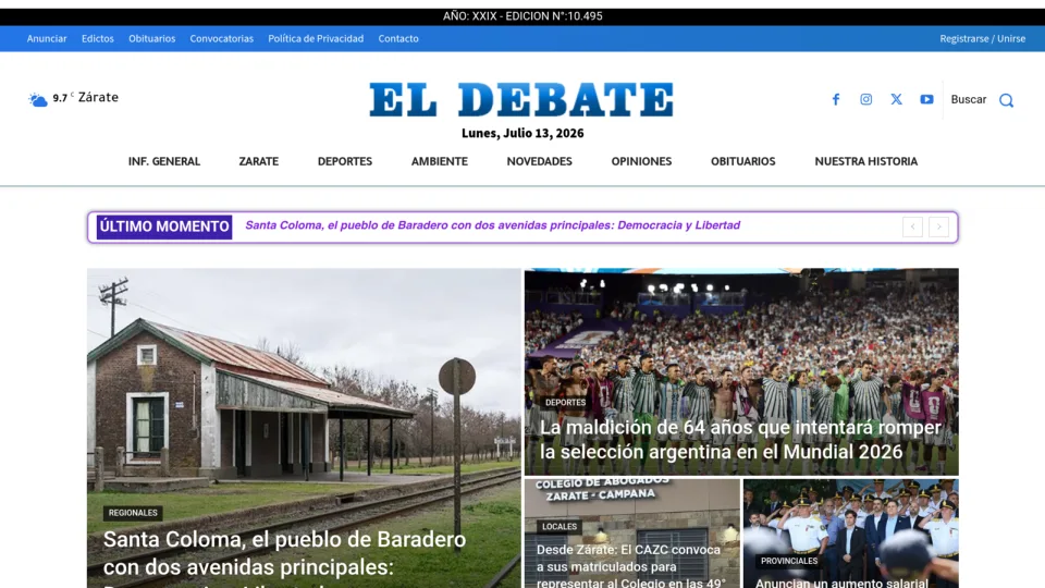 Captura de El Debate