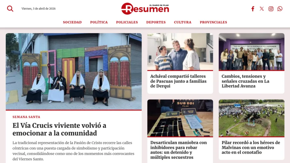 Captura de Resumen