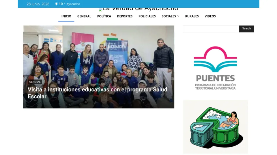 Captura de La Verdad de Ayacucho