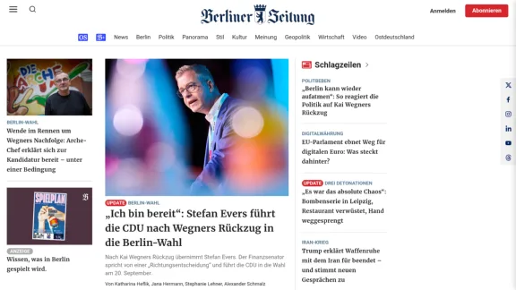Captura de Berliner Zeitung