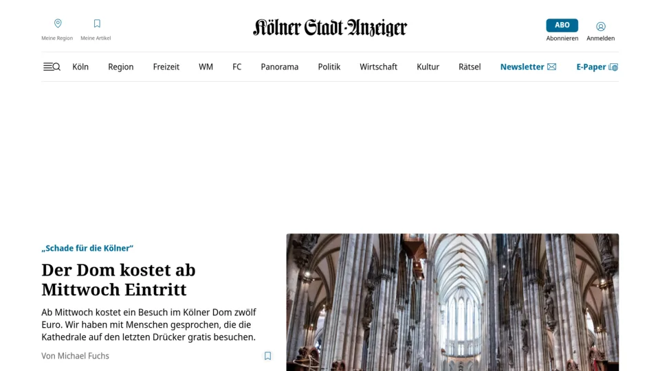 Captura de Kölner Stadt-Anzeiger