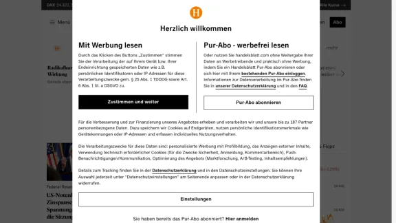 Captura de Handelsblatt