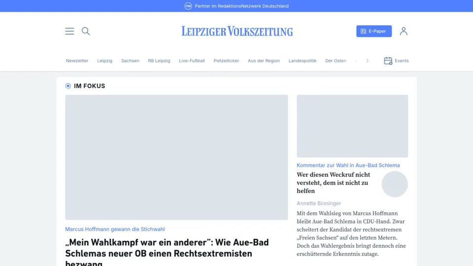 Captura de Leipziger Volkszeitung