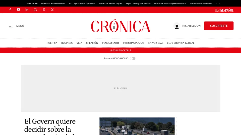 Captura de Crònica Global