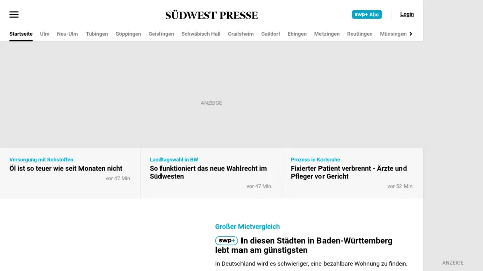 Captura de Südwest Presse