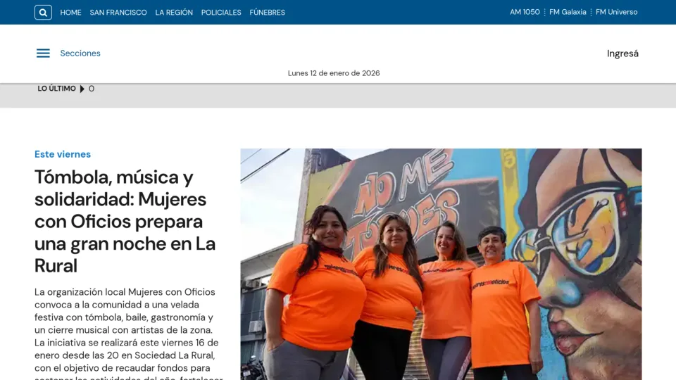 Captura de La Voz de San Justo