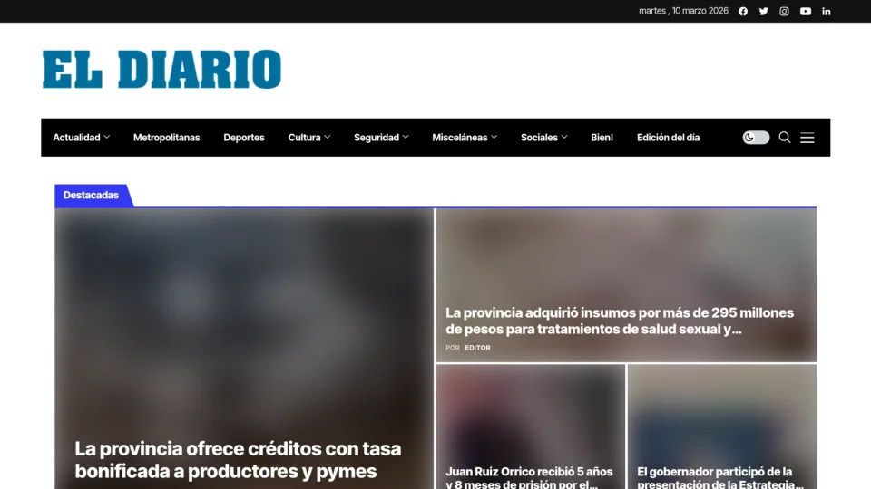 Captura de El diario