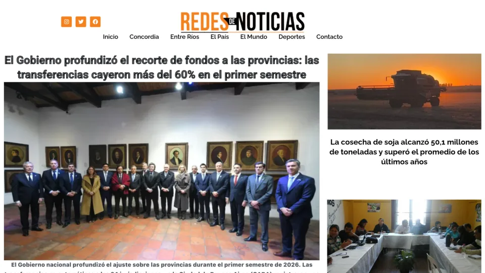 Captura de Redes de Noticias