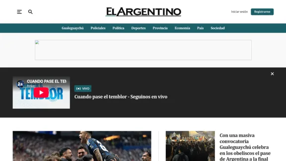 Captura de El Argentino
