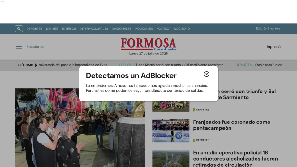 Captura de Formosa