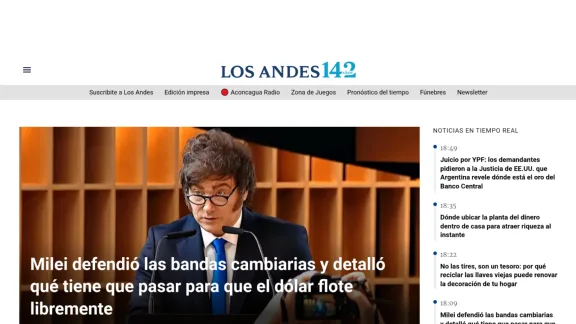 Captura de Los Andes