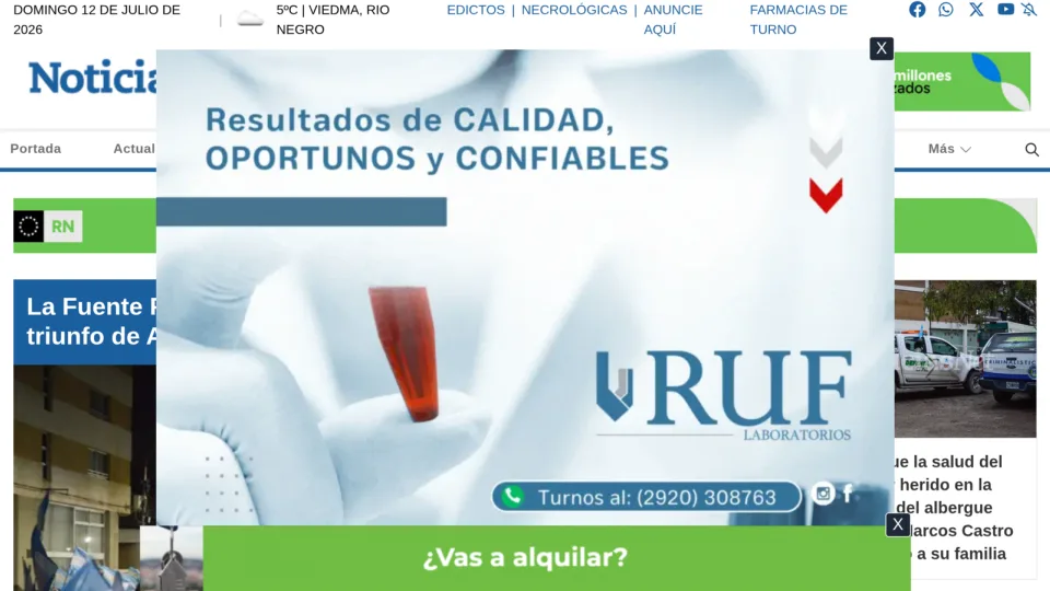 Captura de Noticias de La Costa