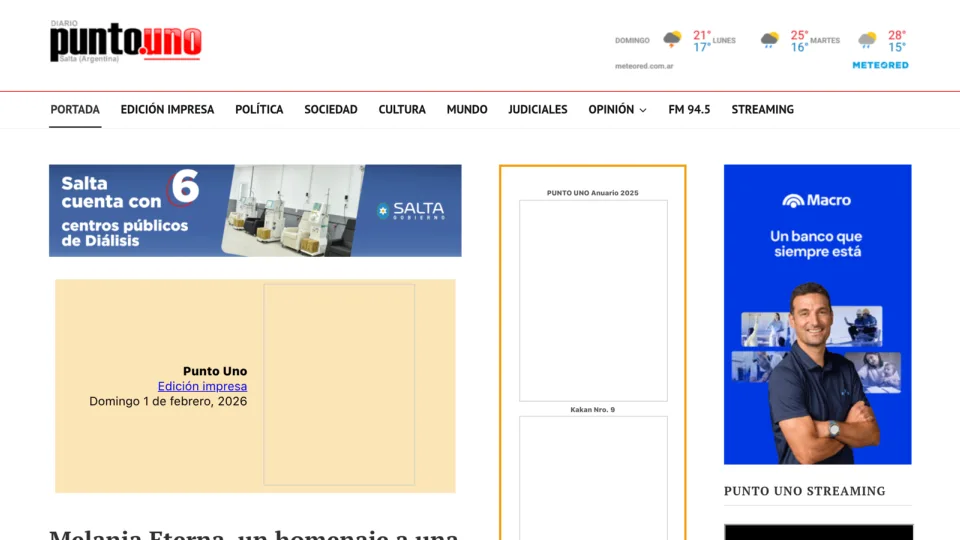Captura de Punto Uno