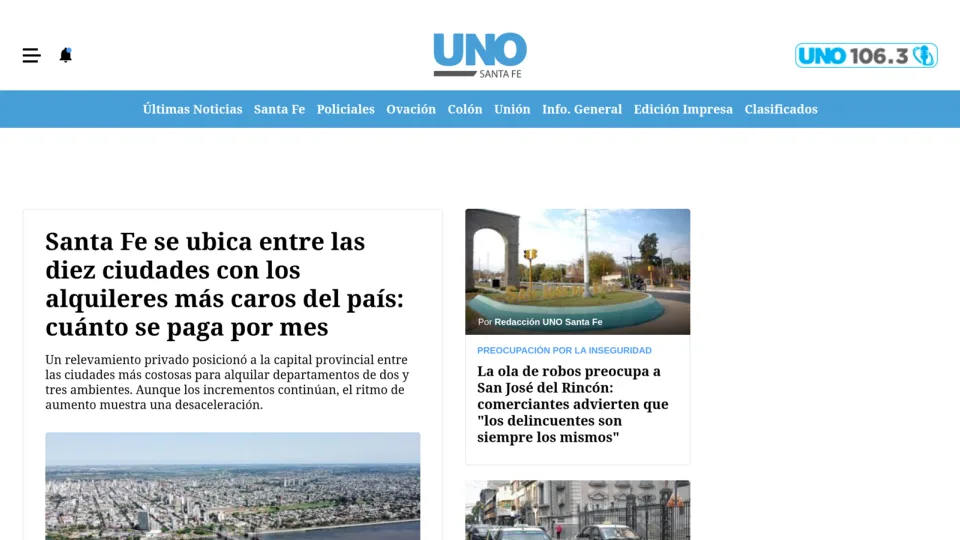 Captura de Uno Santa Fe