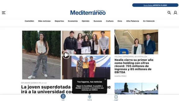 Captura de El Periódico Mediterráneo