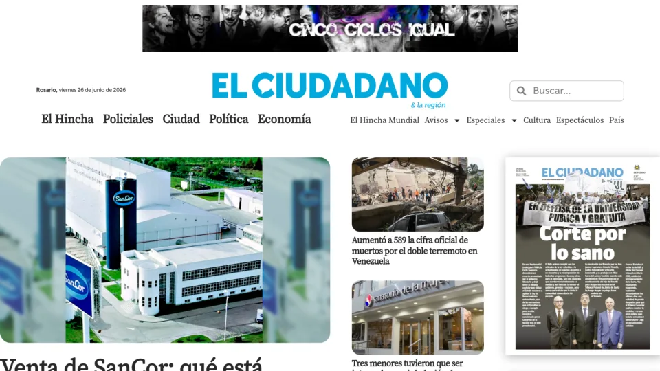 Captura de El Ciudadano & La Región