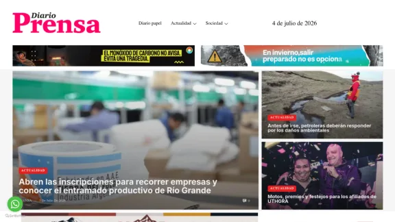 Captura de Diario Prensa
