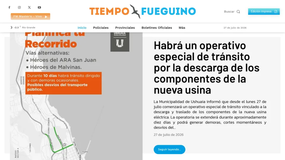 Captura de Tiempo Fueguino