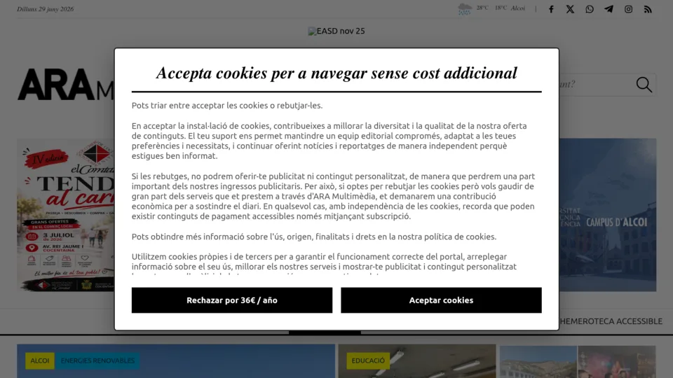 Captura de Ara Multimèdia