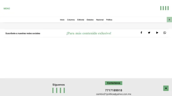 Captura de Cambio21