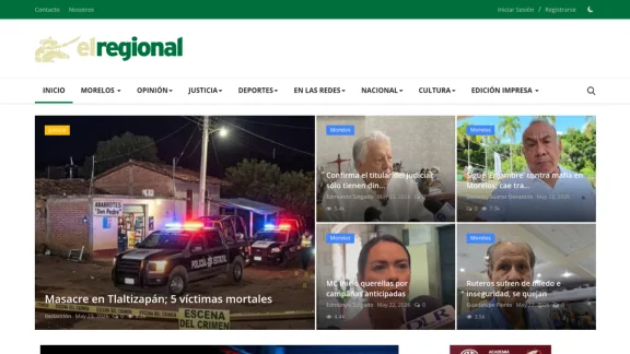 Captura de El Regional