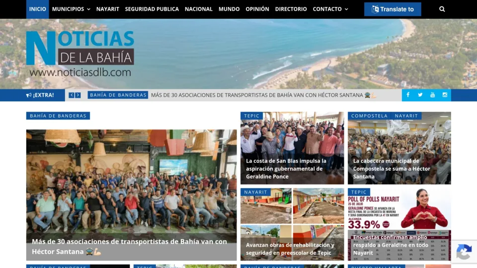 Captura de Noticias de la Bahía