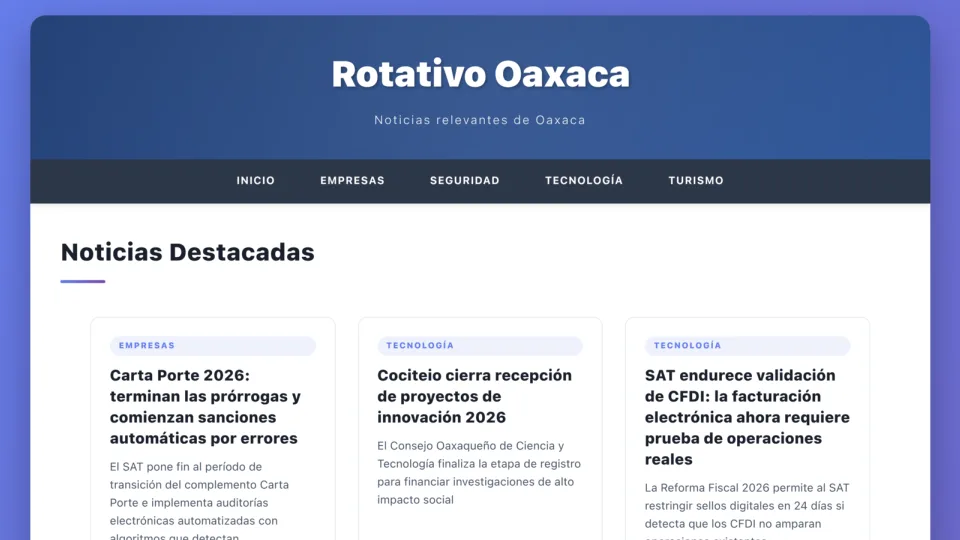 Captura de Diario Rotativo