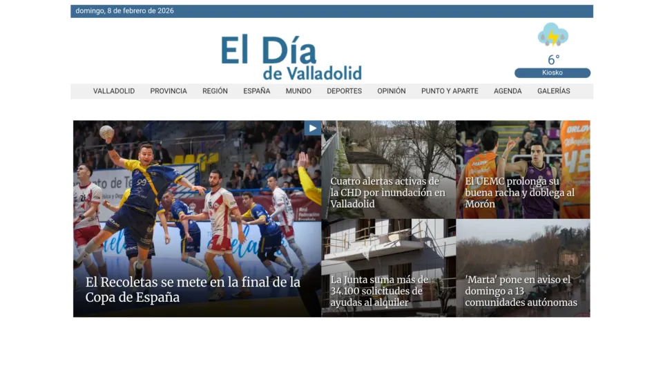 Captura de El Día de Valladolid