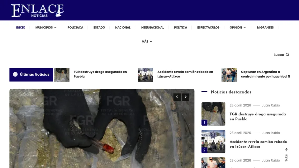 Captura de Enlace Noticias