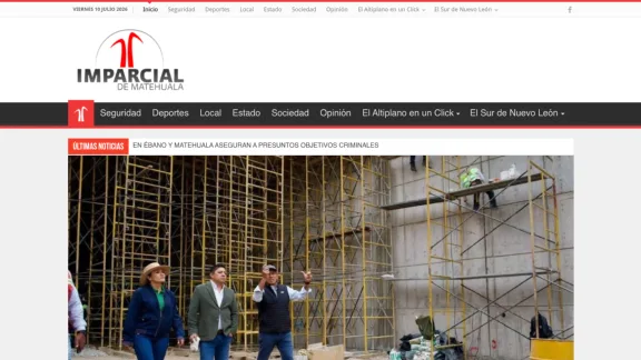 Captura de El Imparcial de Matehuala