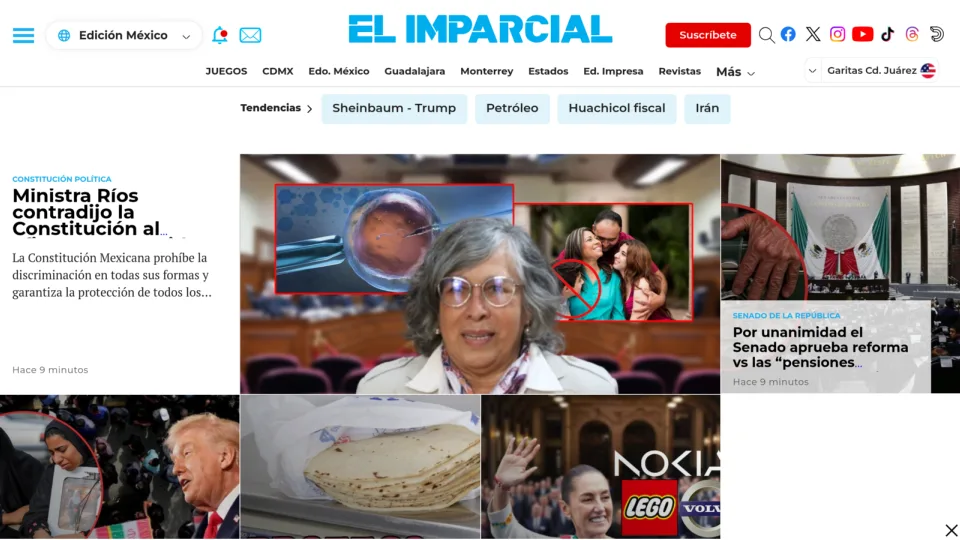 Captura de El Imparcial