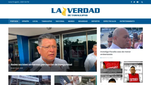 Captura de La Verdad de Tamaulipas