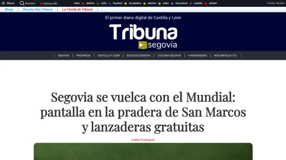 Captura de Tribuna Segovia