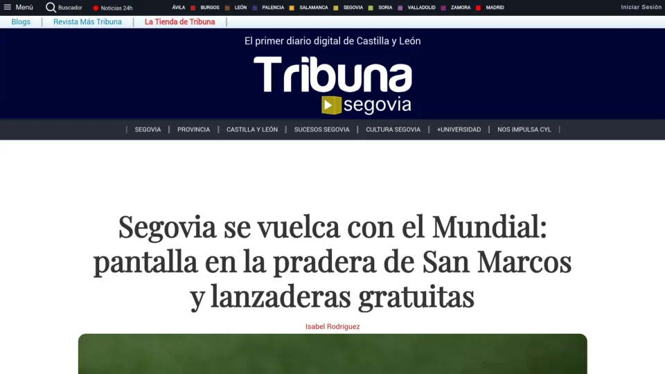 Captura de Tribuna Segovia
