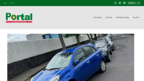 Captura de Portal Comunicación Veracruzana