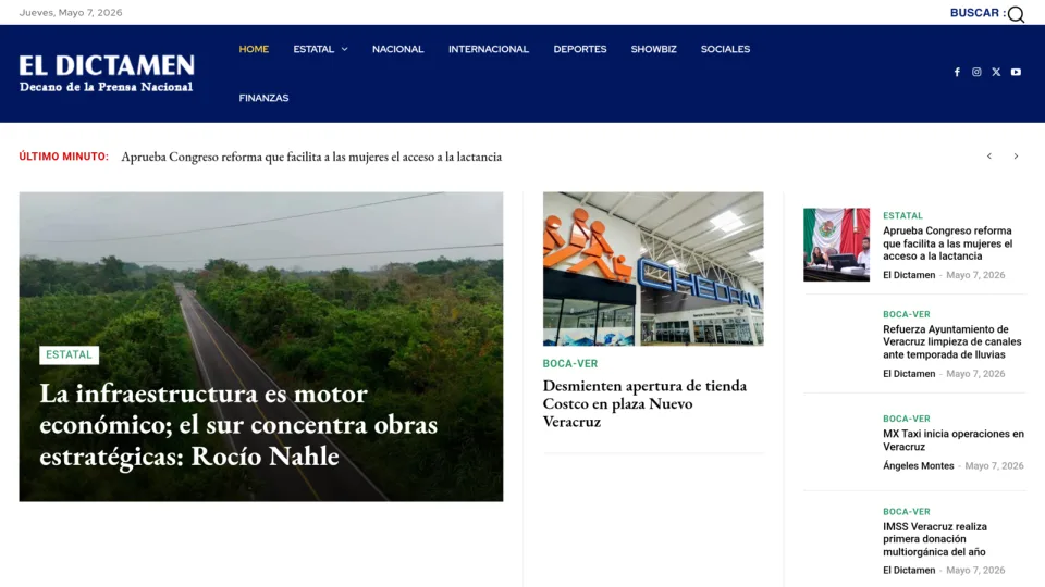 Captura de El Dictamen