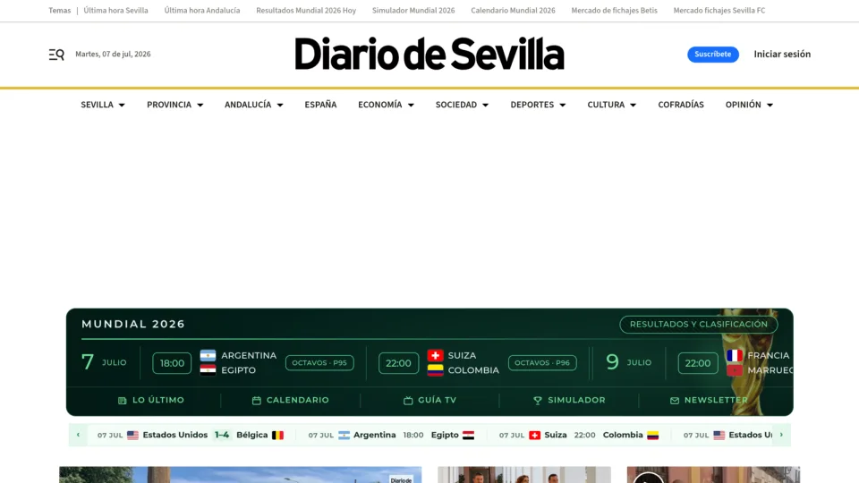 Captura de Diario de Sevilla