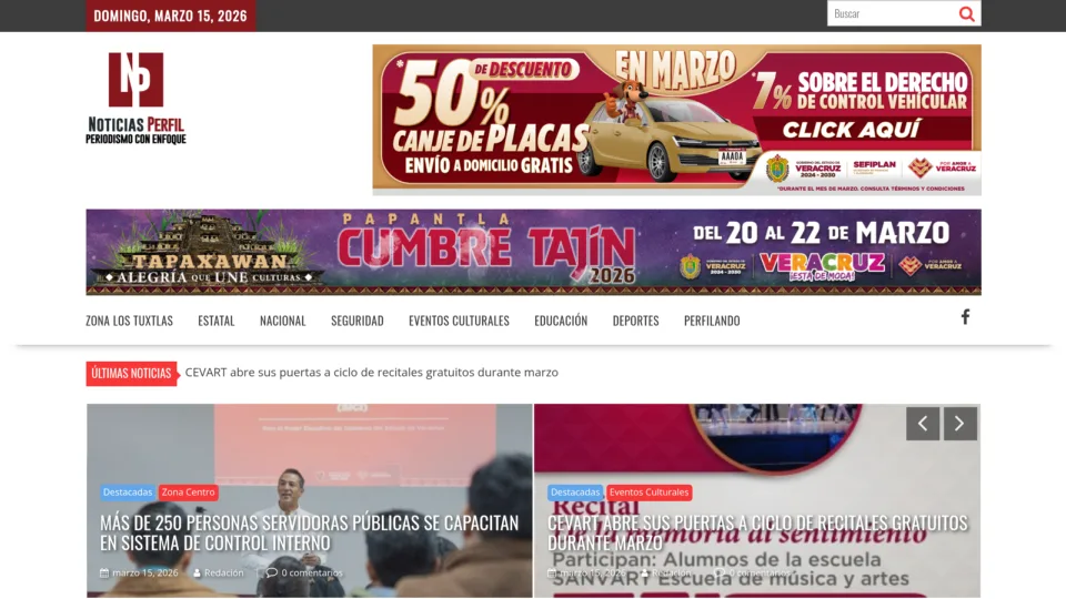 Captura de Noticias Perfil
