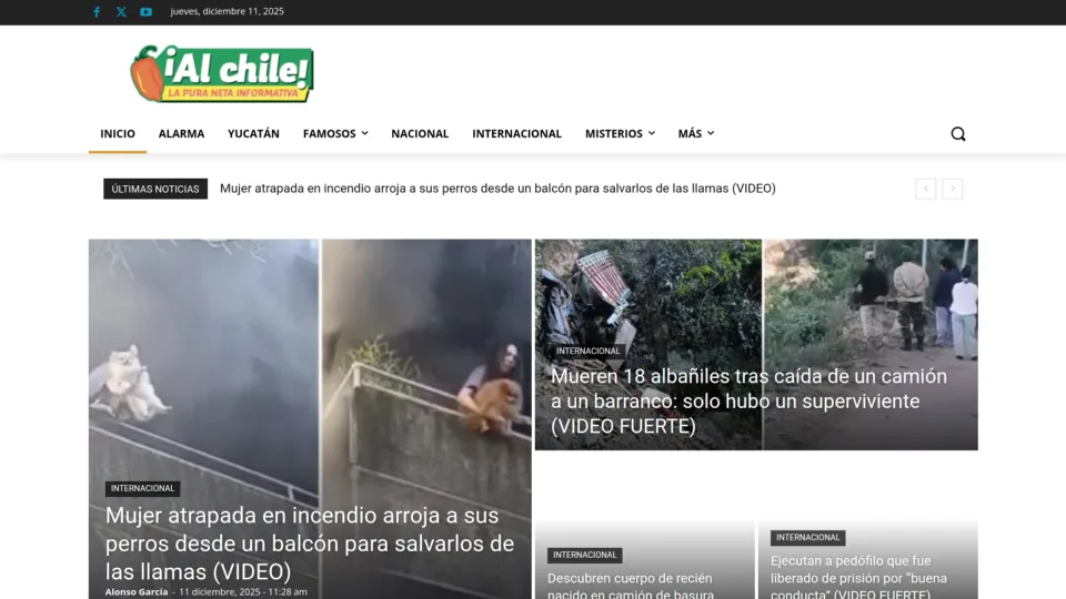 Captura de ¡Al Chile!