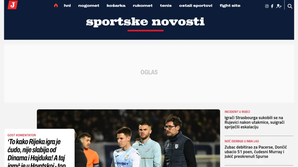 Captura de Sportske Novosti