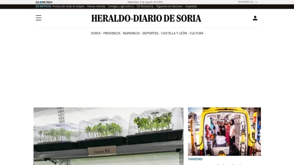 Captura de Diario de Soria